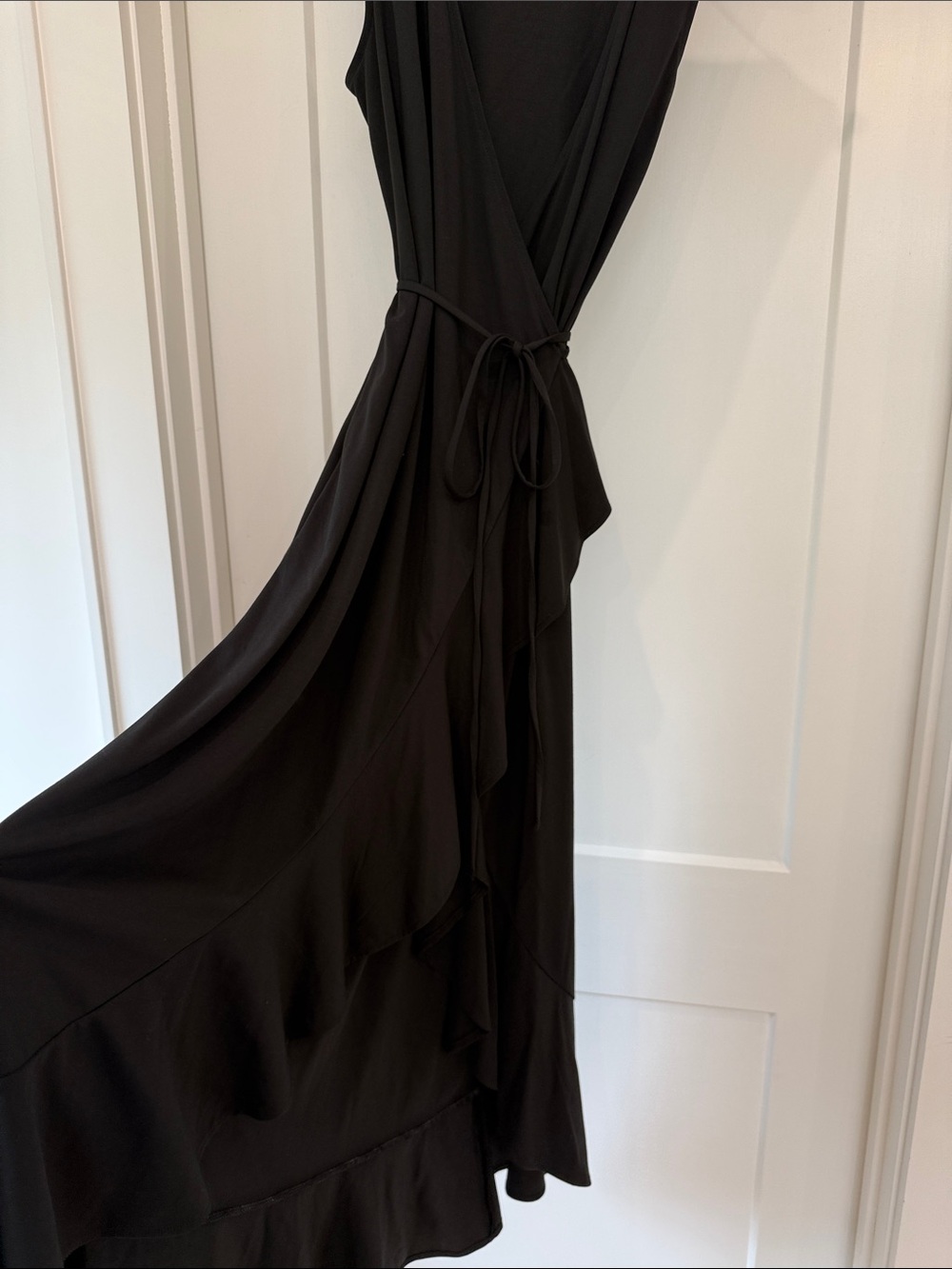 Banana Republic Black High-Low Wrap Dress